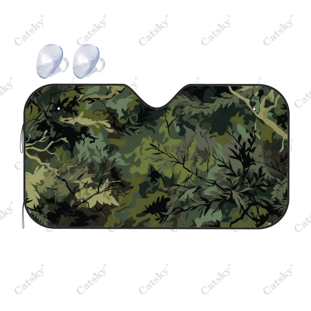 

Реалистичный Камуфляжный солнцезащитный козырек для лобового стекла автомобиля, солнцезащитные блоки для лобового стекла автомобиля, защита от УФ-лучей