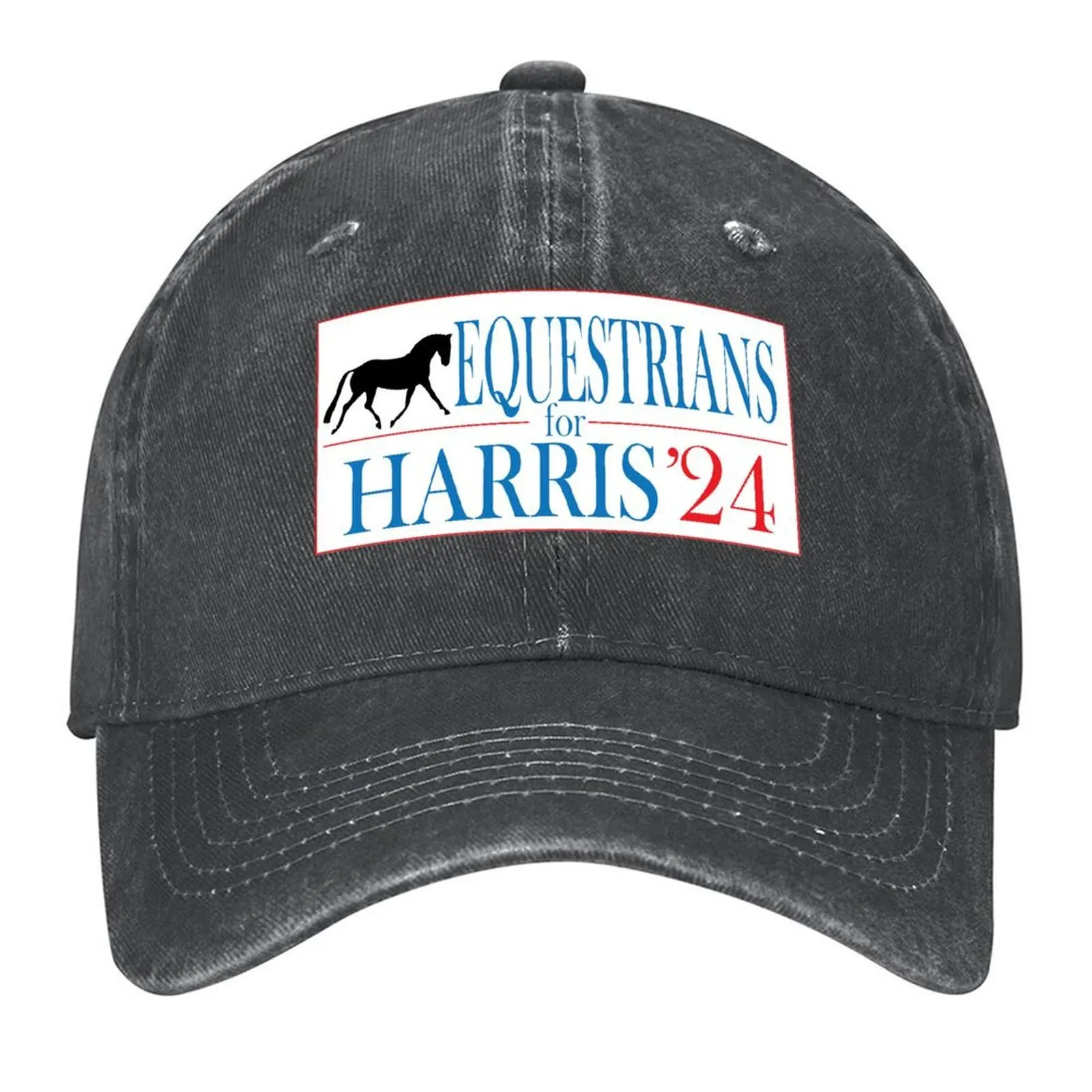 

2026 Equestrians For Kamala Harris Baseball Cap New In The Hat Golf Wear Custom Caps Dad Hat Girl Men's