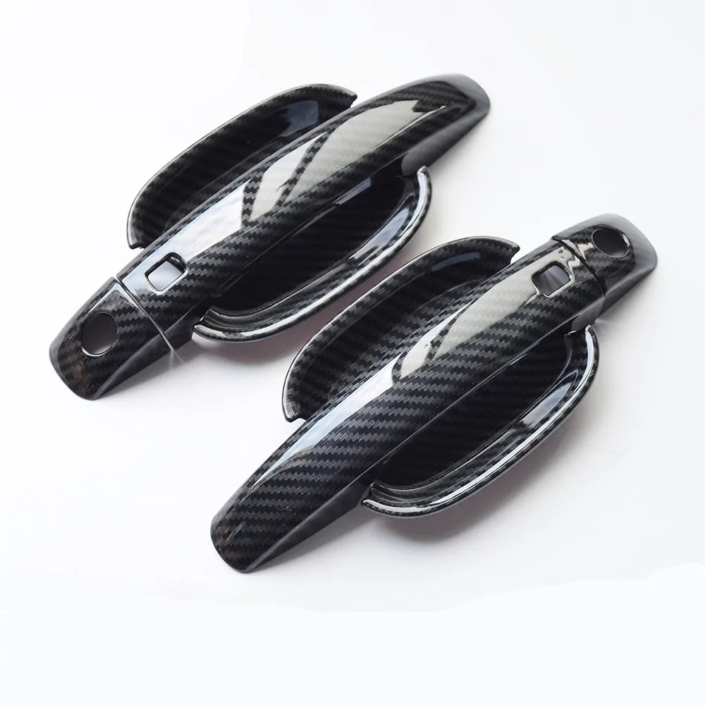 

Carbon Fiber Printed Car Door Handle Door Bowl Sticker Cover for AUDI Q3 2012 2013 2014 2015 2016 2017 2018 Exterior Styling