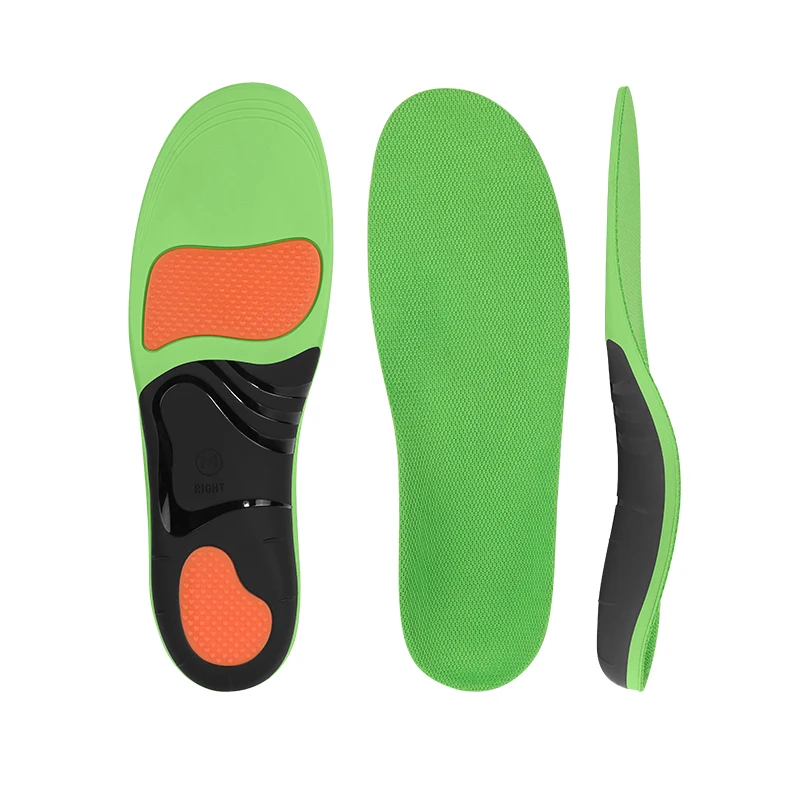 Professional Orthotic insoles for both men and women with comfortable supporting the arch of foot to improve flat feet can b cut