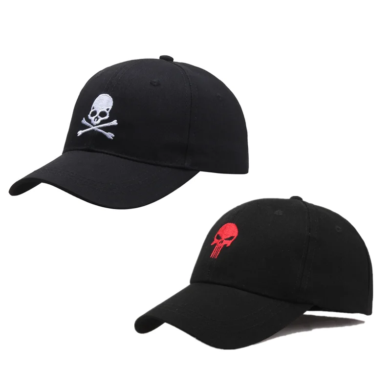 

Кепка с вышивкой в виде черепа для взрослых