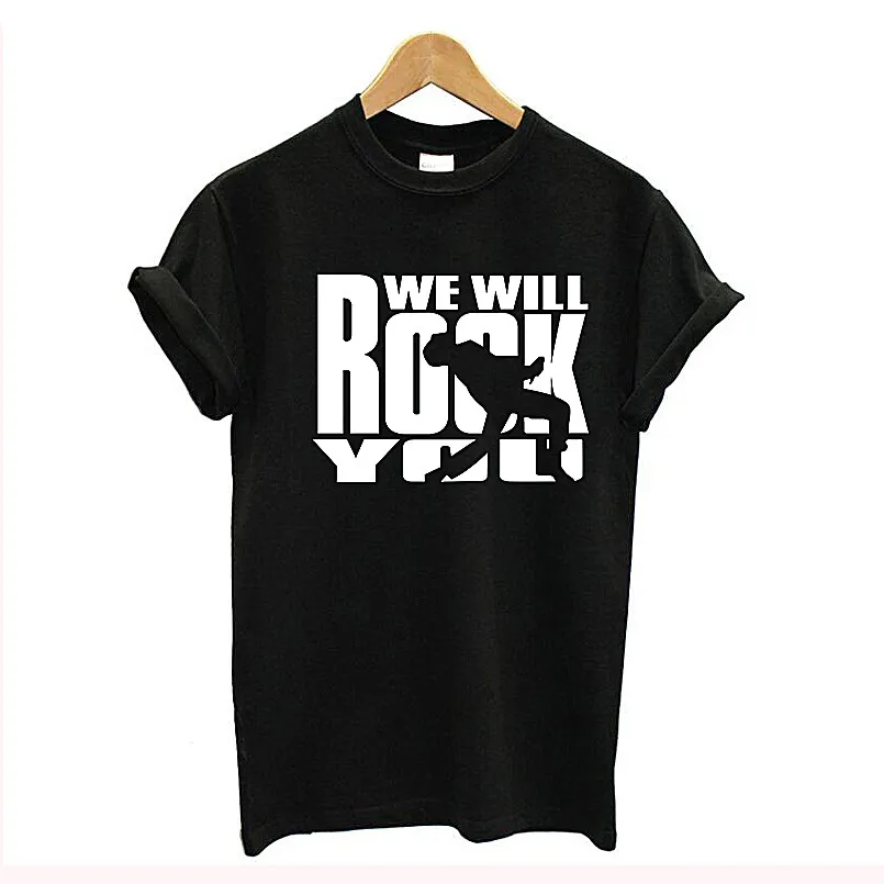 Rock Band Queen t shirt women print summer black top t-shirt graphic tees women vintage streetwear 90s harajuku tshirt female