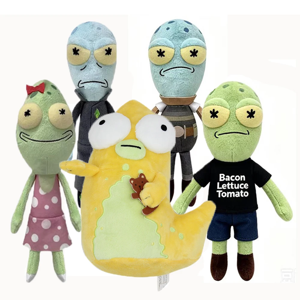 Peluche de Anime The Pupa, Peluche de Solar Opposites, Muñeco de Peluche Suave, Kawaii Korvo Terry Yumyulack Jesse, Juguete de Peluche para Niños