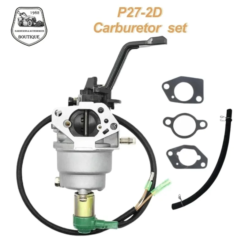 P27-2D Generator Carburetor Manual Choke for Champion 7000 7500 8750 7500 Predator 8750 9000 Duromax 8500 10000 Generator