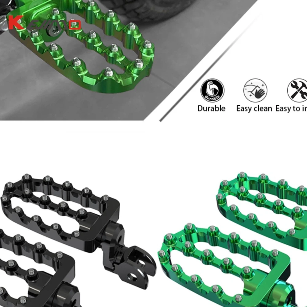

For KAWASAKI KLX650 KLX650R KLR650 Motorcycle Footrest Footpegs Foot Pegs Rest Pedal KLX250 KLX250R KLX250S KLX250SF KLX300R