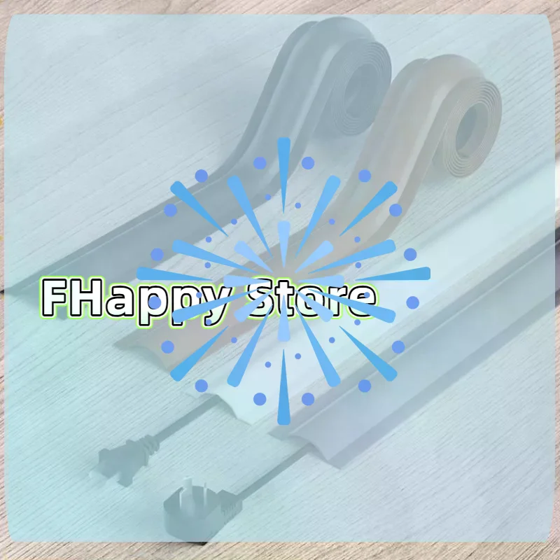 [MA]Soft PVC Self Adhesive Cable Concealer Flame Retardant For Home Office Floor Wall Cable Management[MA]