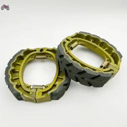 Yellow ceramic general motorcycle brake shoe brake electric motorcycle model for CG125 high quality modification