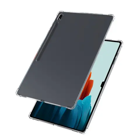 삼성 갤럭시 탭 A8 10.5 인치 투명 케이스 S6 라이트 10.4 인치 A7 A7 라이트 S7/S8/S9 11 인치 소프트 Tpu 에어백 커버 Funda