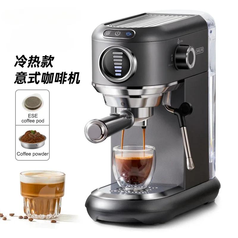 Coffee machine espresso household small semi-automatic steam milk foam machine coffee machine