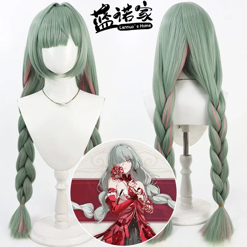 

Game Wuthering Waves Phrolova Cosplay Wig Halloween Party Prop Synthetic Hair Heat Resistant Fiber + Wig Cap