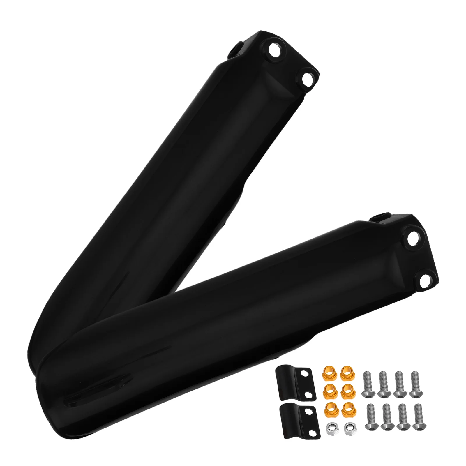 

Motorcycle Front Fork Guard Covers Durable Protection For Dirt Bikes Off Road Suspension Extended Fork Mudguard Protector