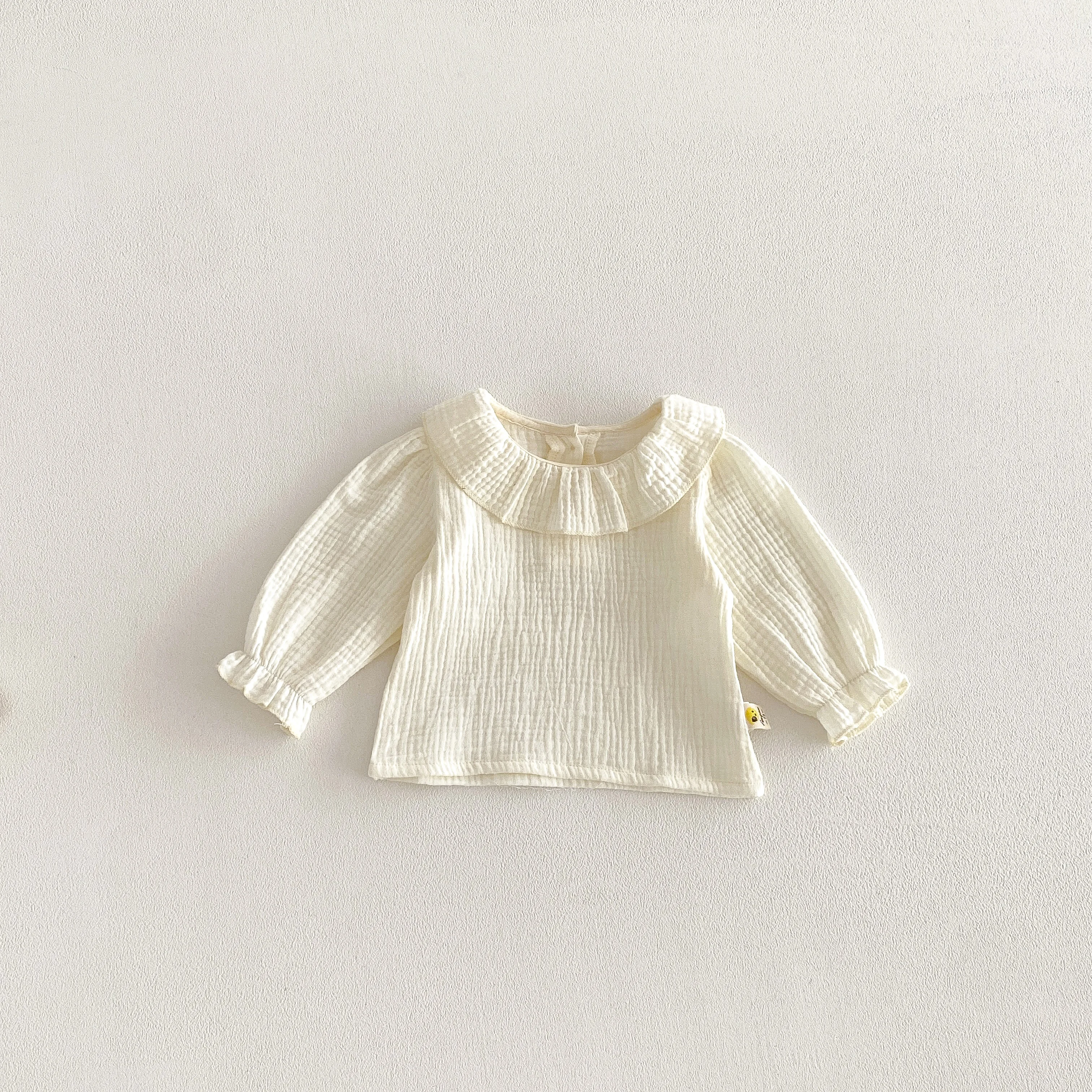 Stylish Korean-Style Children's Spring and Autumn Girls' Tops, New Baby Girl Shirts