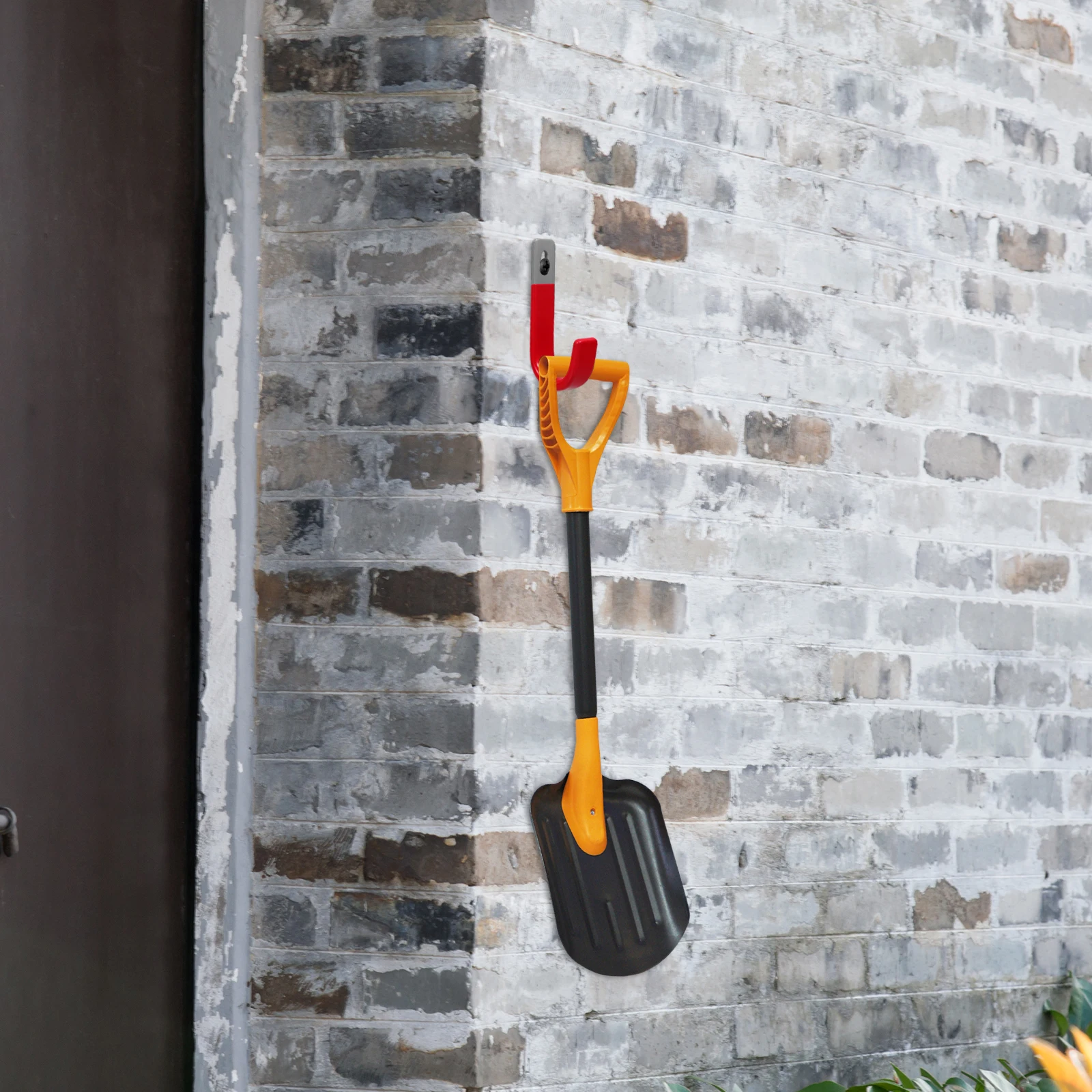 

Heavy Duty Wall Mounted Hooks for Garage Storage Farm Tools Iron Coated Anti Slip PVC Sturdy Long Lasting Wide Range Items Bikes