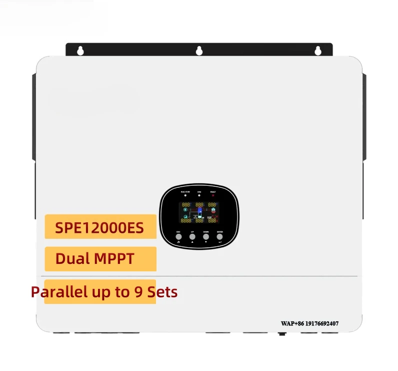 

New Popular Growatt SPE12000ES Hybrid Solar Inverter Dual Mppt Support Parallel up to 9 Sets for Solar Power Energy System