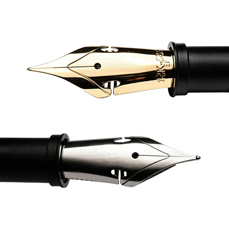 14K Gold Flex Tip No. 6 German JOWO Elastic Pen Nibs Universal Replacement Fountain Pen Tips 0.5F Golden Original Iridium Write