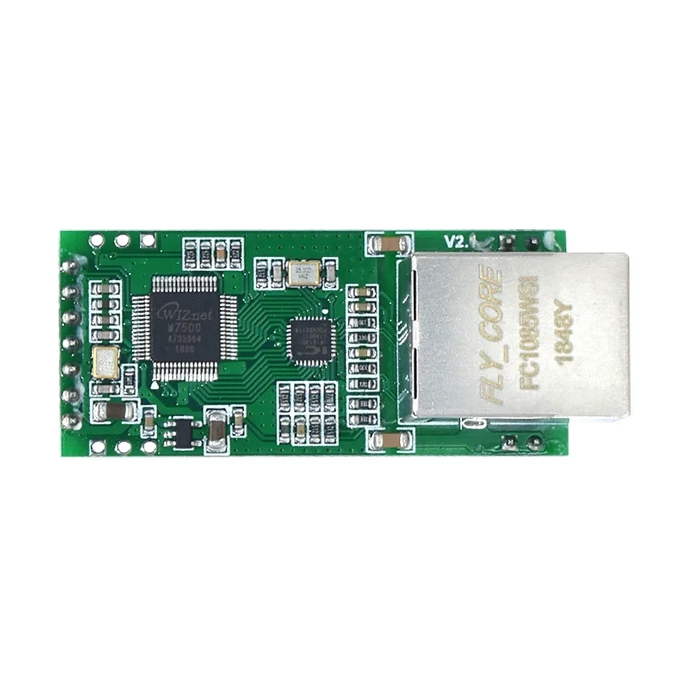 

Tiny Serial Ethernet Converter Module FS100P USR-TCP232-T2 Serial UART TTL to Ethernet TCPIP Module Support DHCP and DNS