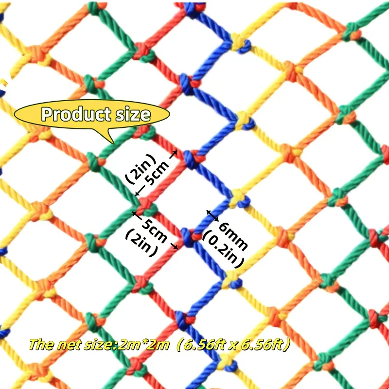 MultiPurpose Colorful Nylon Net Protective Mesh Suitable for Poultry Farming Indoor Outdoor Decoration Home Wall Decor Stadium
