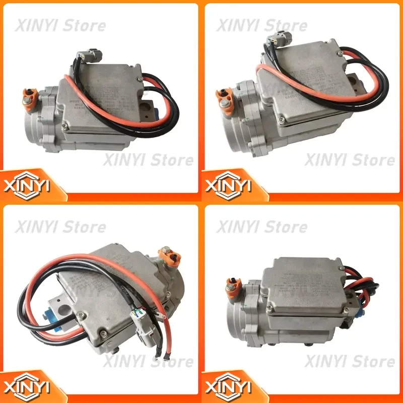 for A1H24V24 Electric Compressor 2600W Cooling Capacity 120ML Oil Volume for R134a Cargo Van Refrigeration Unit 1 Year