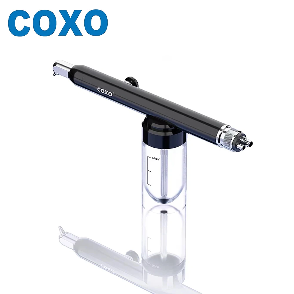 COXO CA-1 Dental Aluminum Oxide Microblaster Air Polisher Dental Abrasive Machine Spray with 3 Bottles of Aluminum Oxide Powder