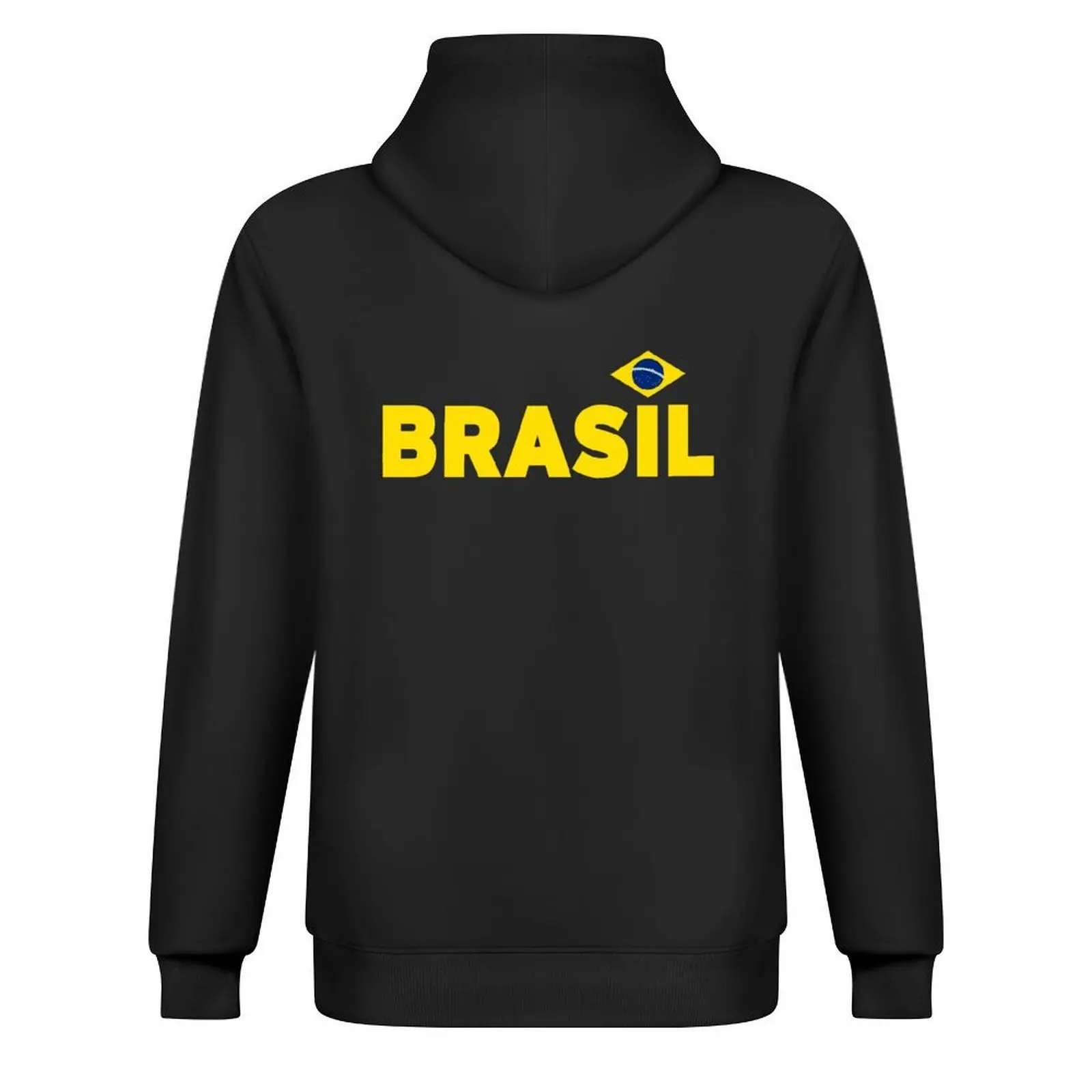 البرازيل المنتخب الوطني البرازيلي فوتبول كرة القدم العلم هوديي الكورية نمط الملابس مقنعين قميص هوديي الرجال