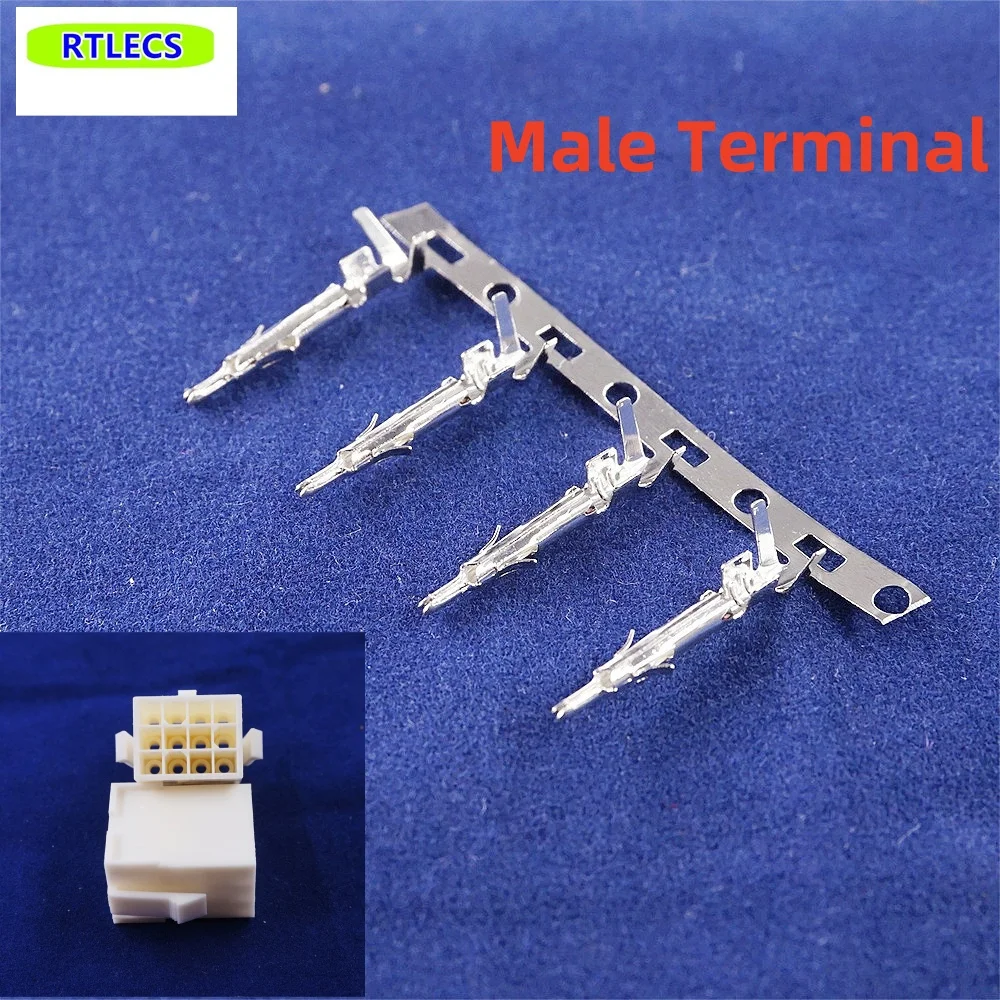 20pcs Male Female Contact Pin Tin Crimp 18-22 AWG Stamped Connector FL 4.14 mm 0.163\