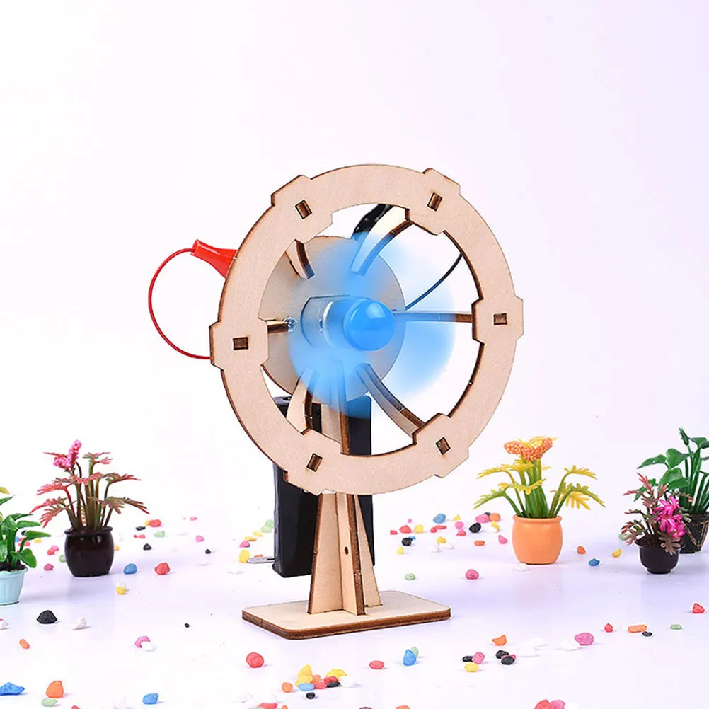 

DIY электрический небольшой комплект вентилятора, креативная интеллектуальная образовательная сборка, научный эксперимент, обучающий подарок для детей, студентов