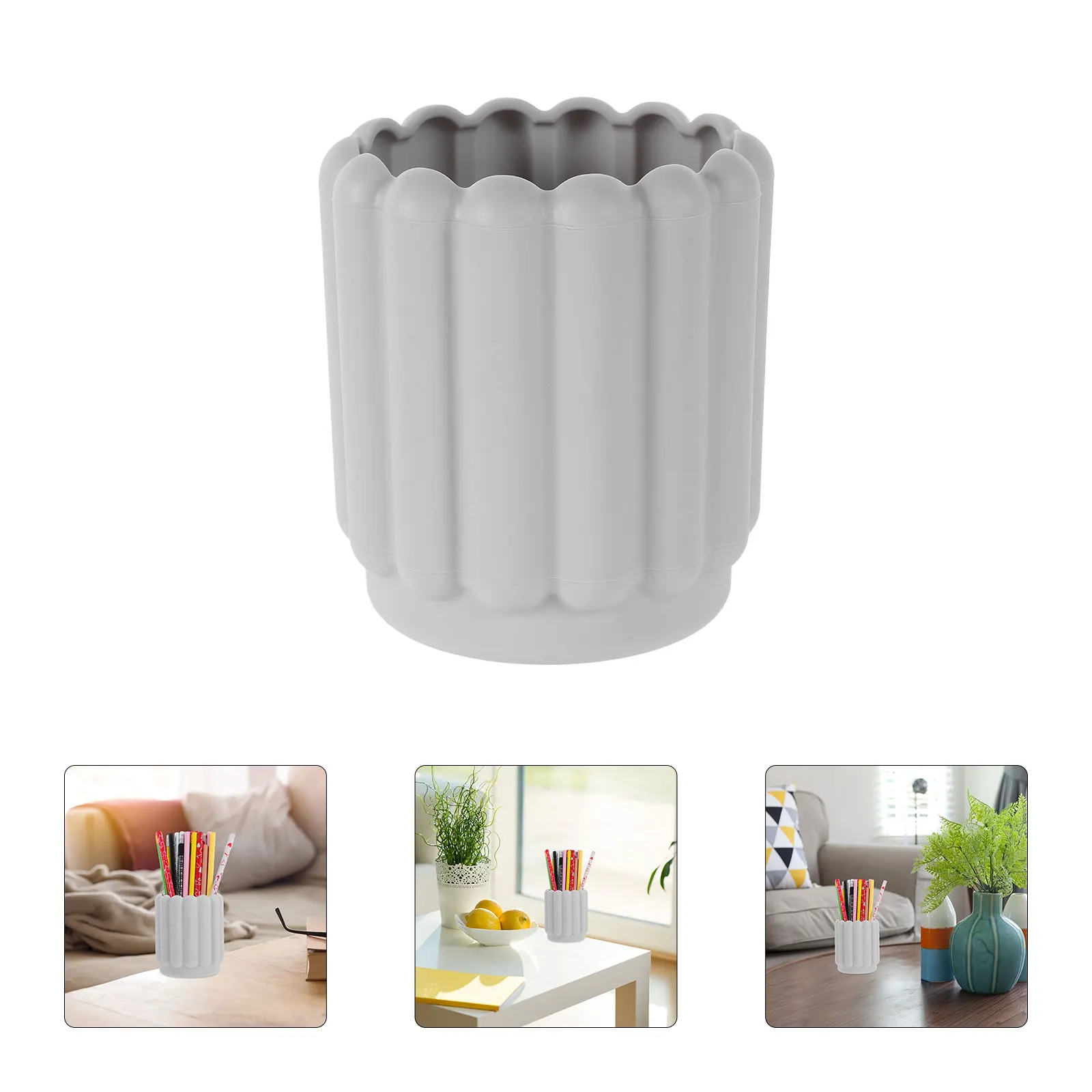 

Silicone Storage Pen Holder Desk Accessory Pot Kids Desktop Container Accessories Office