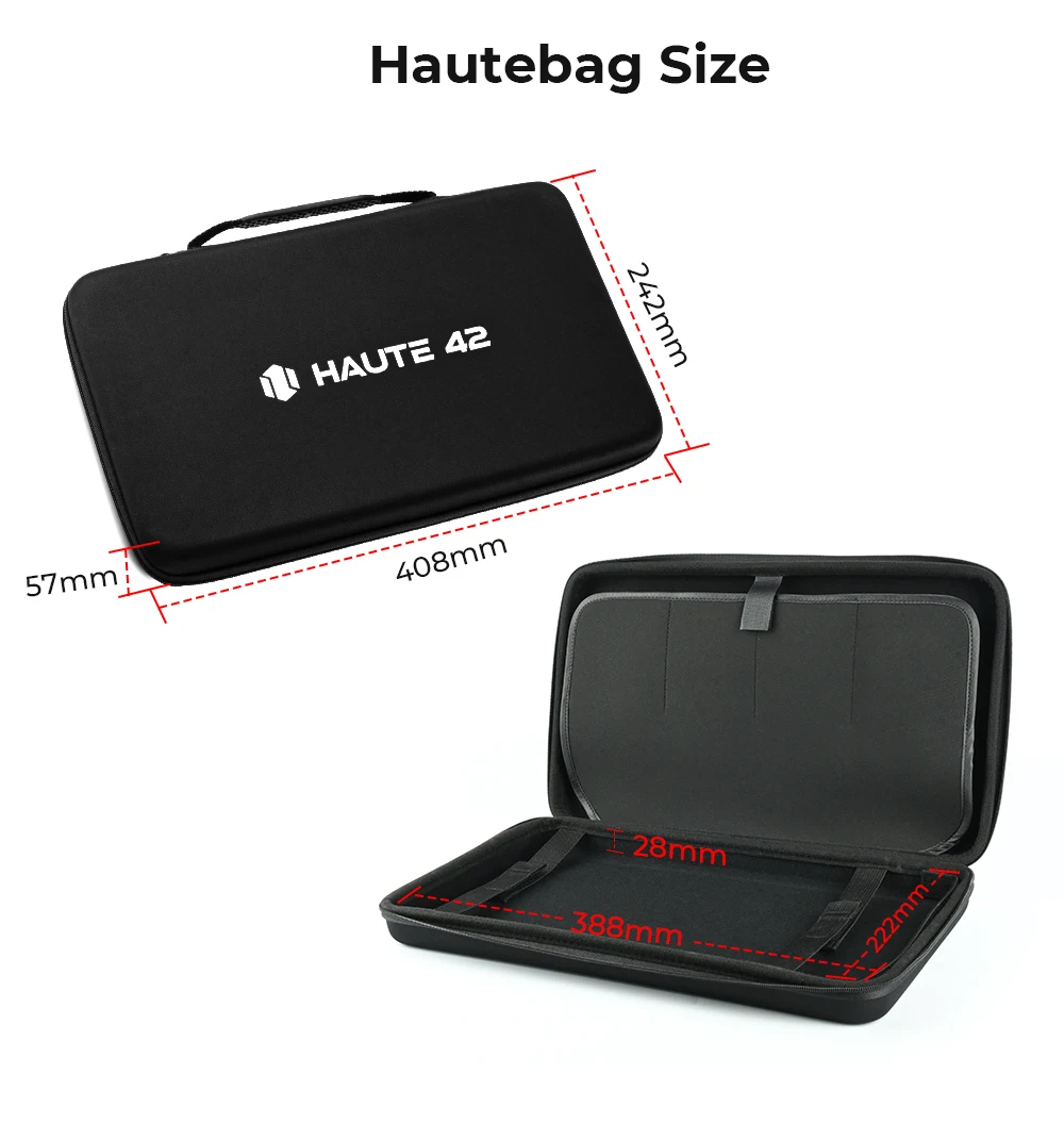 Haute42 Protective Carrying Bag Case For Hitbox Leverless Controller Storage Bag for Haute42 Controller Portable Travel Handbag