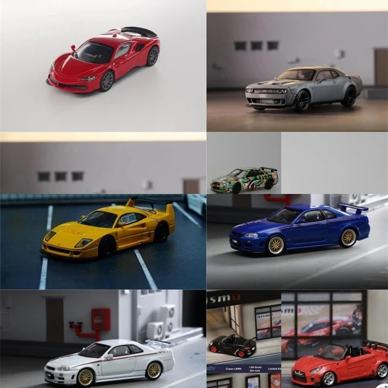 

Stance Hunters SH 1:64 Skyline R34 E46 Wagon F40 Copen SRT Diecast Model Car