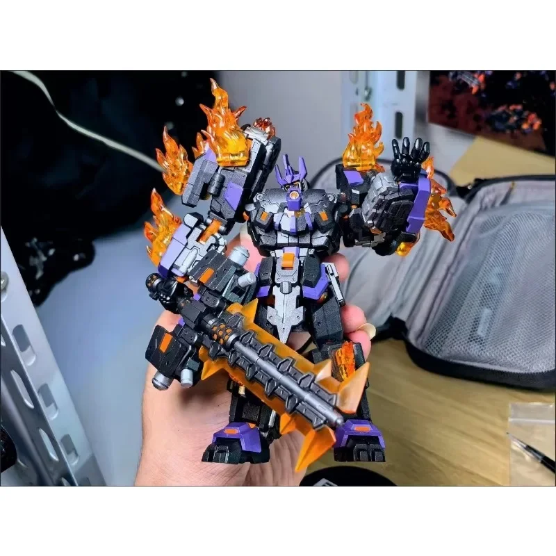 IN VOORRAAD Transformatie Iron Factory ALS EX-72 EX72 De Fallen Chaos Blaze Mini Action Figure Speelgoed Geschenken met Doos