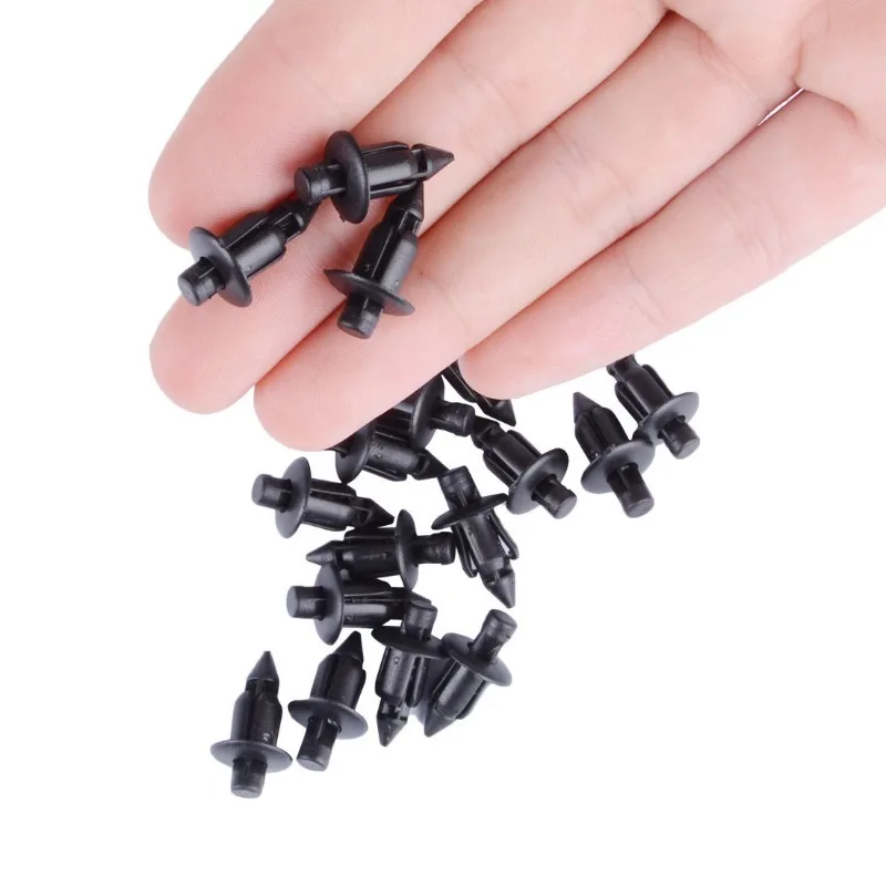 100pcs Motorcycle 6mm Rivet Fairing Body Trim Panel Fastener Screw Clips Universal For Suzuki Kawasaki Yamah