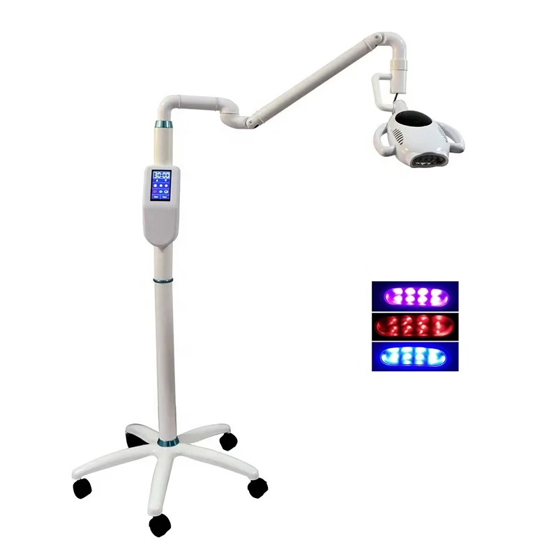 New Design Teeth Whitening Machine Luxurious Vertical Three-color Spectrometer Oral Dental Cold Light Bleaching Instrument
