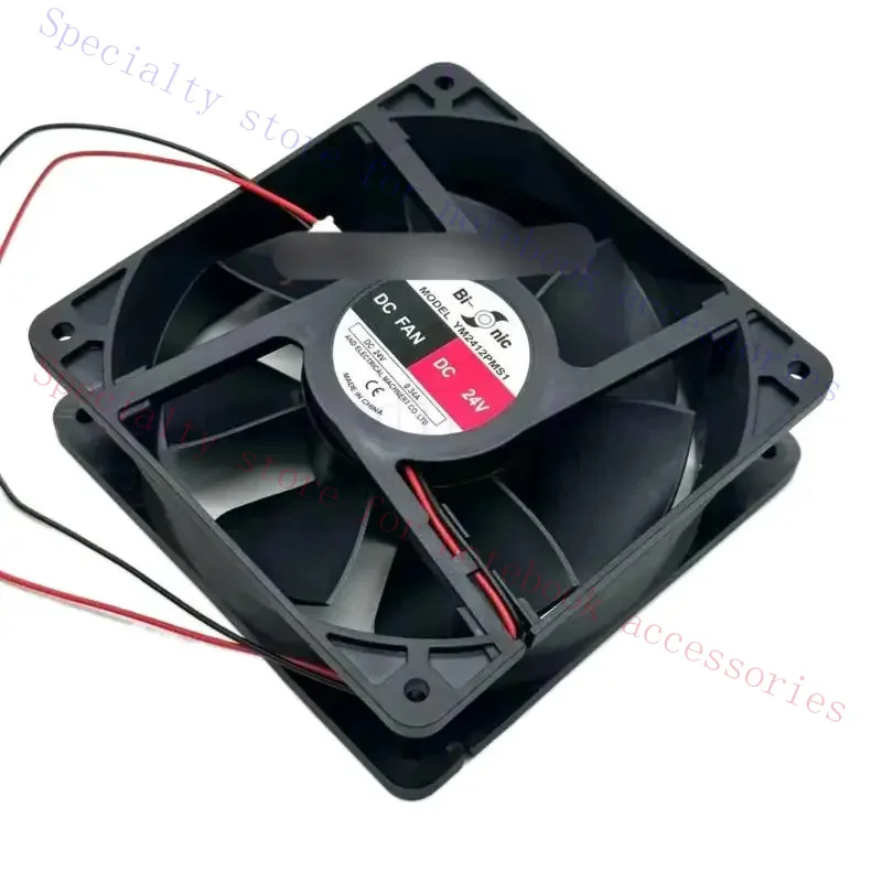 AAA+ FOR Bi-Sonic YM2412PMS1 DC 24V 0.34A 120x120x38mm 2-Wire Server Square Fan