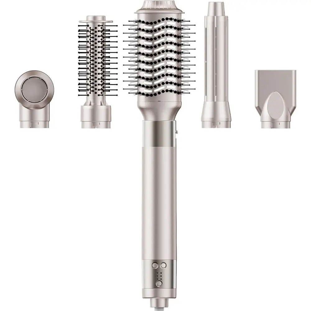

[500 Million Negative lons] Hair Dryer Brush 6 in 1, 140,000 RPM One Step Proional Hot Air Brush Set or ast Drying, Curling Dryi