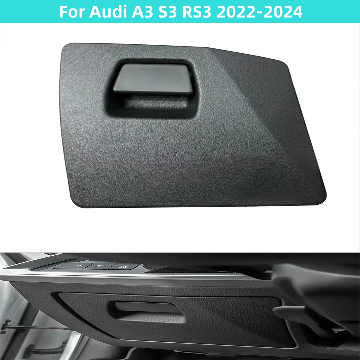 Car Central Driver Side Storage Box Console Storage Glove Box Holder for Audi A3 S3 RS3 8Y1863084A 2022-2024 Interior Accessorie