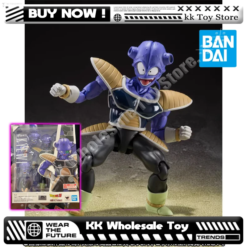 

Оригинальная фигурка Bandai Kyewi Dragon Ball Z S.H.Figuarts Frieza Force Kyewi, аниме-фигурки, модельный комплект, игрушки, подарки