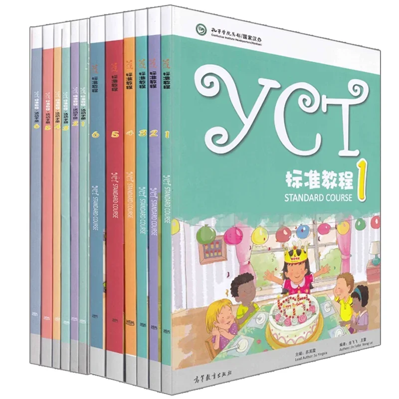 Yct Standard Course 1-6 Chinese Textbook +Activity Book for Entry Level Primary School and Middle School Students From Oversea