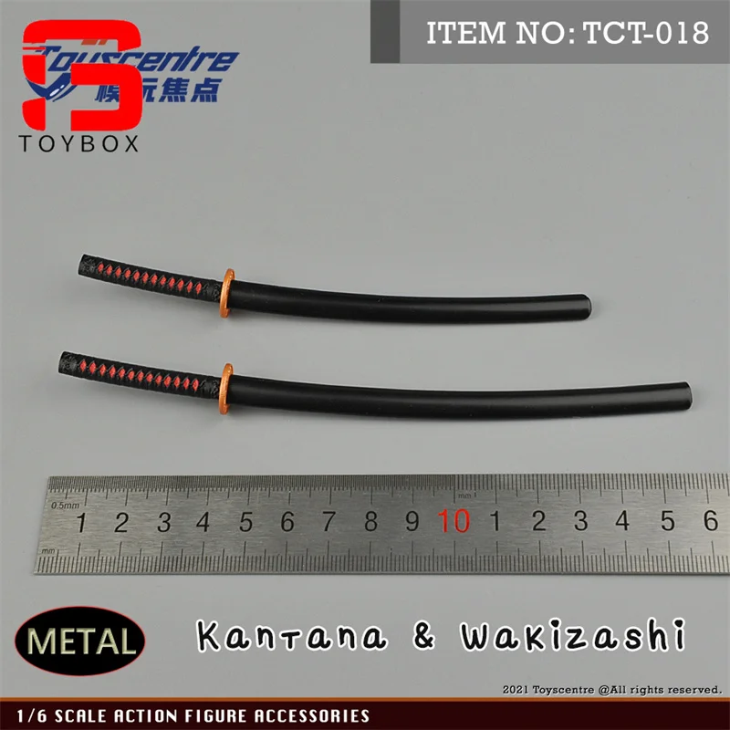 In Stock Toycenter TCT-018 1/6 Scale Samurai Knife Metal Weapon Model Accessories For 12-inch Soldier Action Figure Body Doll