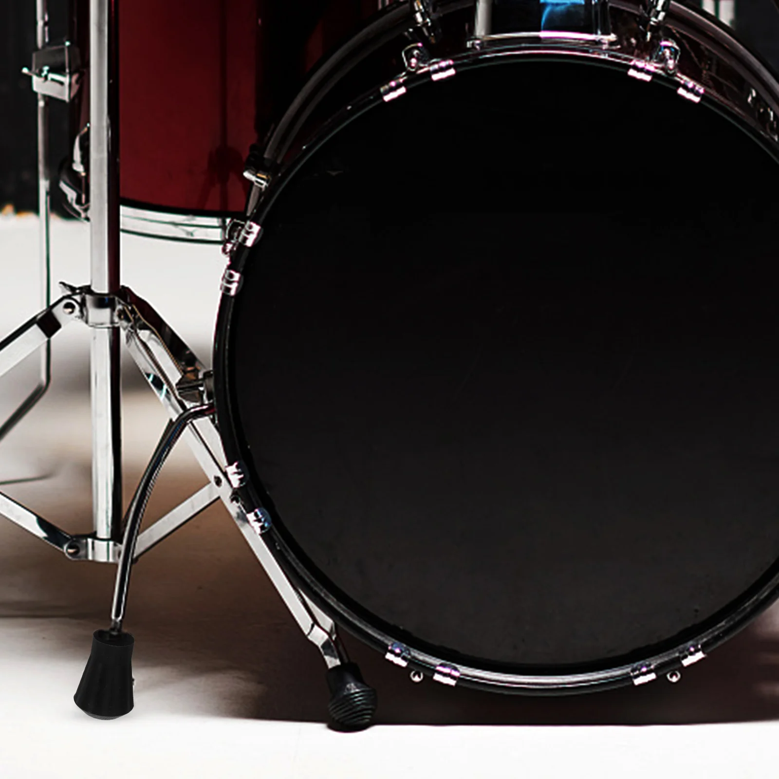 

3pcs Pads Floor Tom Rubber Feet Hardware Leg Protectors Durable Replacement Parts for Drum Rack Feet Stand Accessories Snare