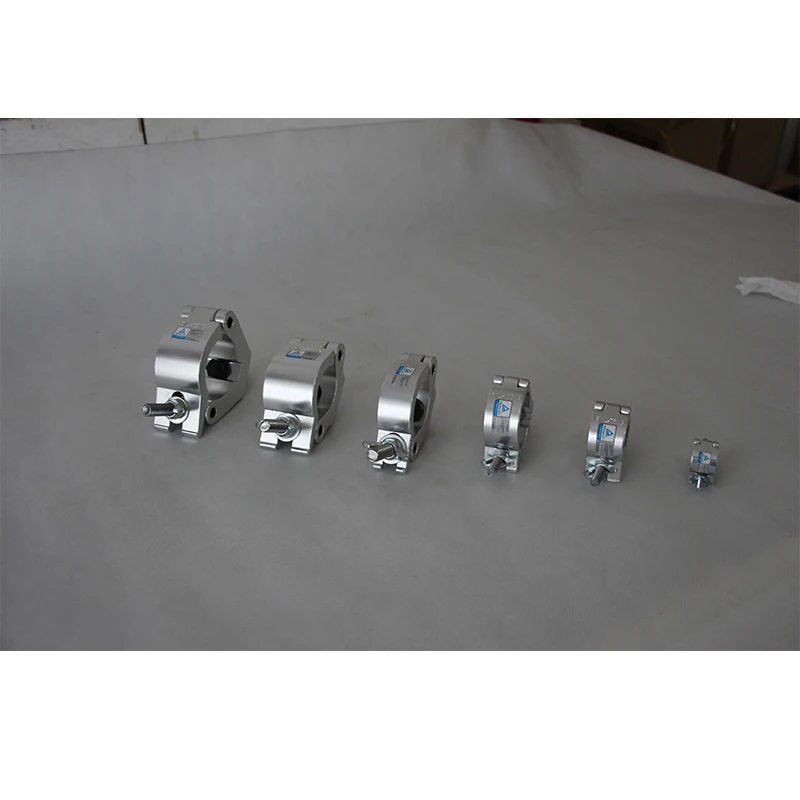 4pcs Aluminum Truss JR Clamp Safety Quick Rig Hook Stage Light Trigger Hook 32-35MM Eye Coupler for Fixture Heavy Duty 200KG