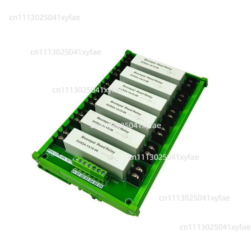 HRM24-6A15 Dry Reed Relay Module 6-channel Normally Open High Voltage Conversion Board 15KV
