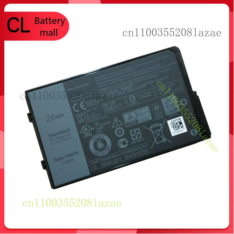 

Новый аккумулятор 7XNTR, совместимый с прочным планшетом Dell Latitude 12 7202, FH8RW