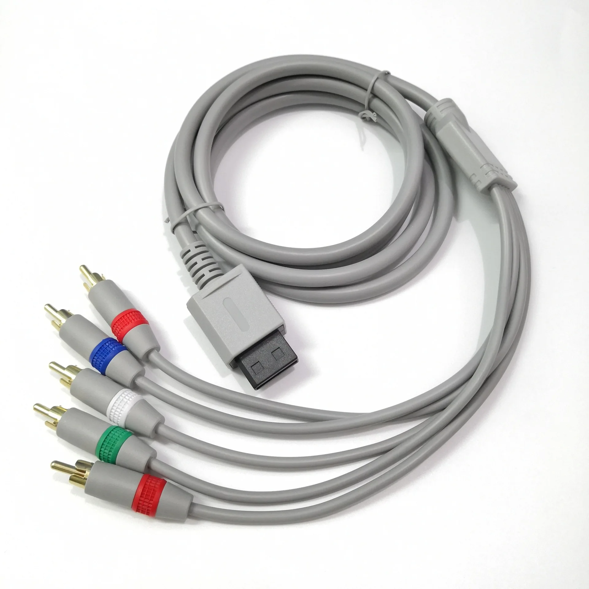 For Nintendo Wii high quality Component HD HDTV AV Adapter Cable Audio Video 5 RCA 1.8M