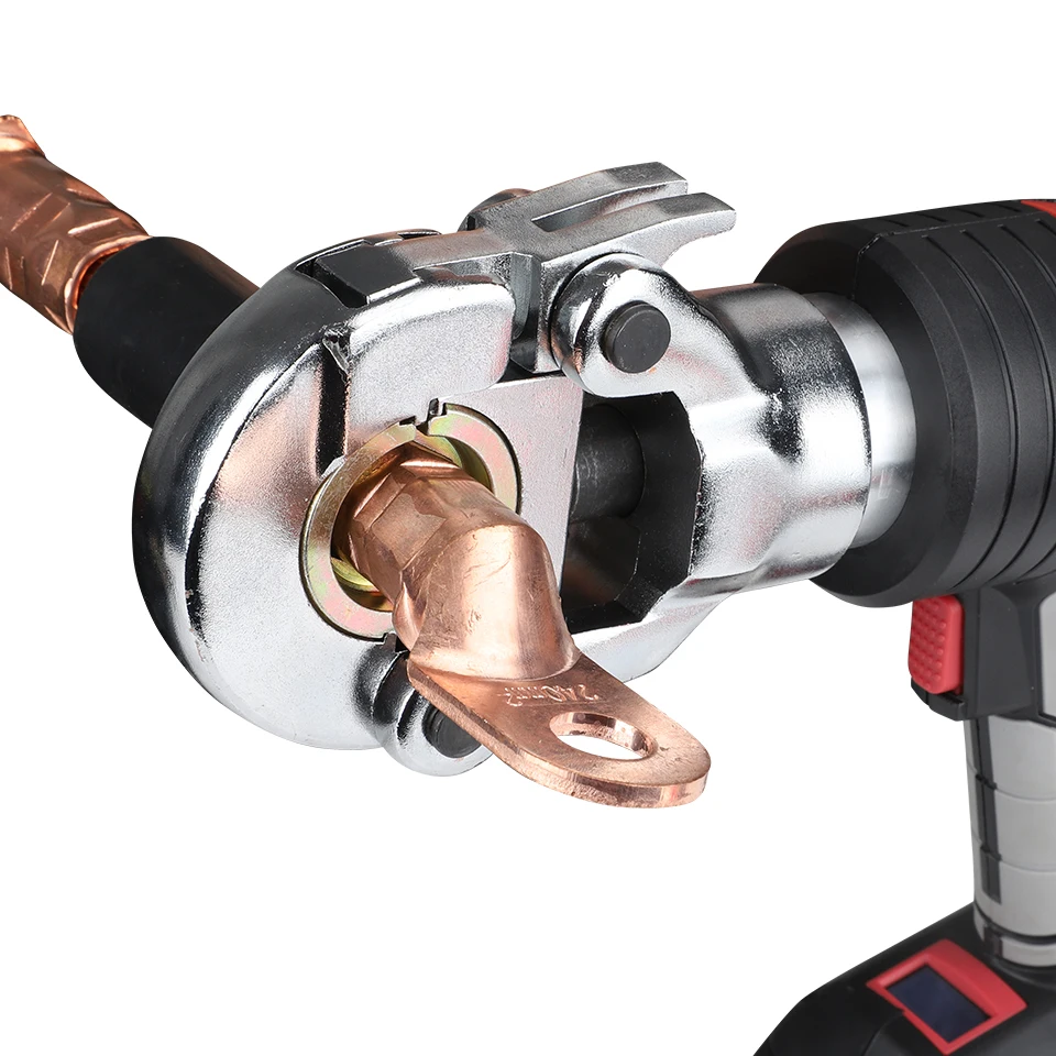 EK-300B Battery-Powered Hydraulic Crimping Tool (16-300mm²) - Cordless Cable Lug Crimper - view 3