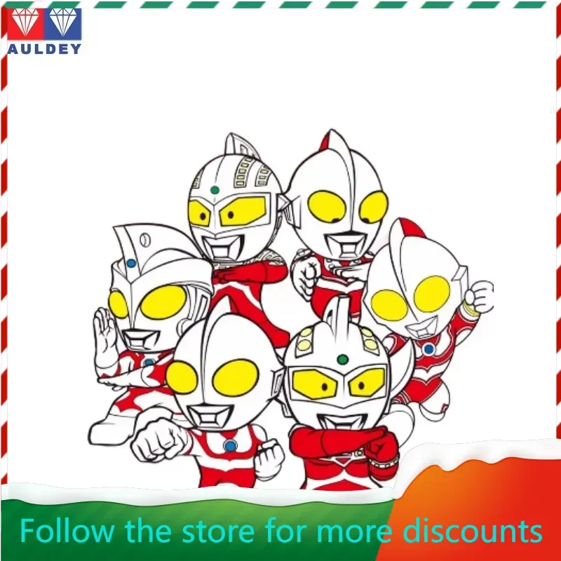 

AULDEY‌ Original Ultraman Deformation Reverse Car RavenTelo Pocket Cool Car Candid Mobile Phone Model Collection Gifts In Stock