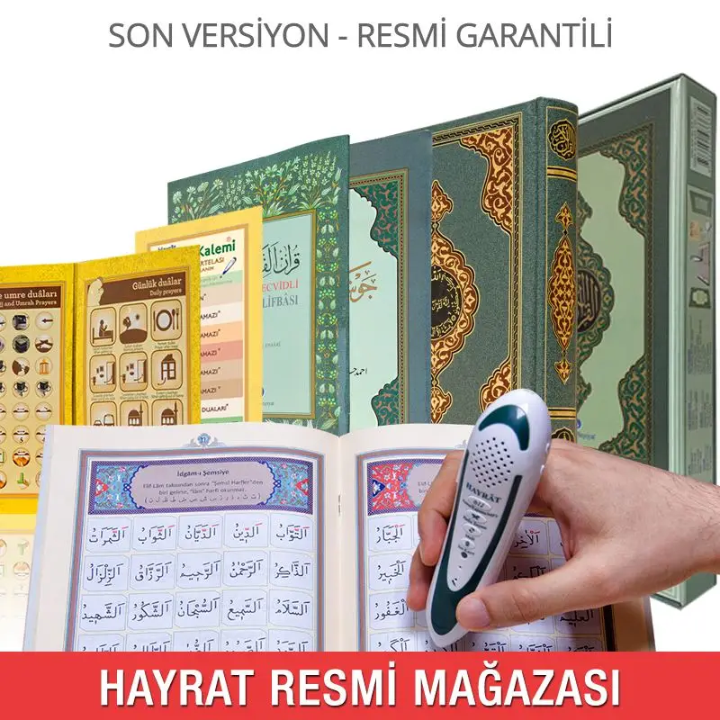 Hayrat Pen Quran-Quran Reading Pen (3 Size-2 Color Options)