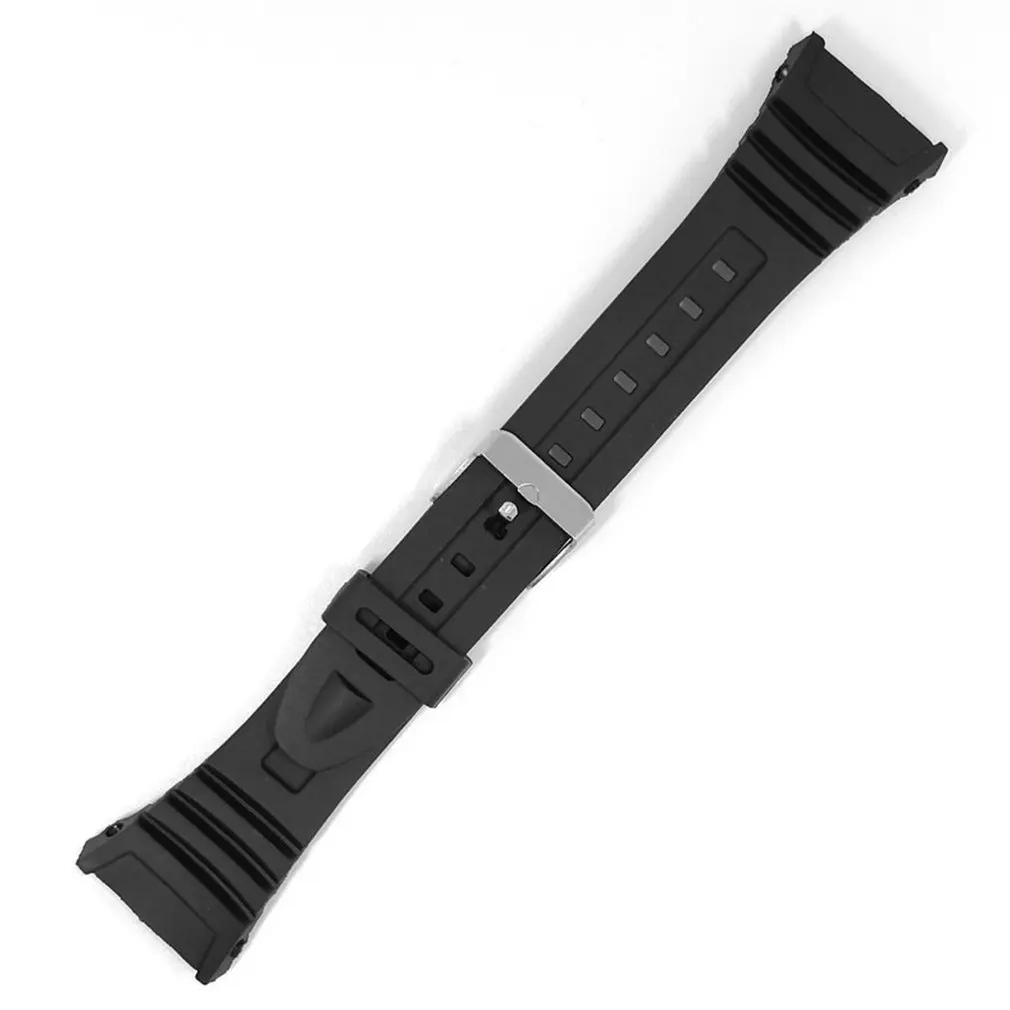 2024 New Silicone Watch Band Stainless Steel Pin Buckle Watchband for Casio W-96H Sports Men Women Strap Bracelets Fast shipping