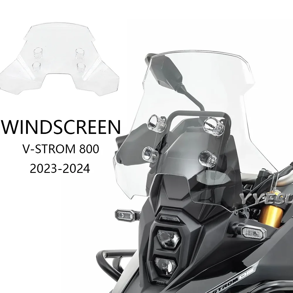 

800 DE Accessories Motorcycle Windshield Spoiler Windscreen Deflector for SUZUKI V STROM 800DE Windscreen Deflector 2023 2024