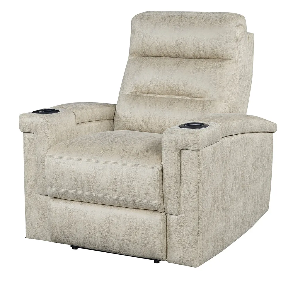 #American Style Luxury Living Room Furniture Brown Real Leather Electric Power Recliner Sofa Set 3 2 1