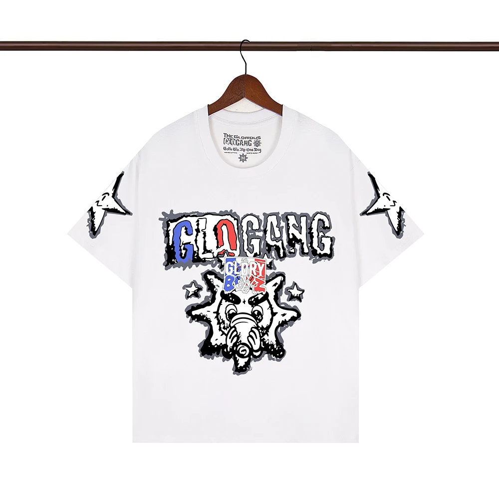 

Уличная одежда, футболки с короткими рукавами и буквами в тон граффити для мужчин и женщин, хлопковые футболки с круглым вырезом, большие топы в стиле хип-хоп
